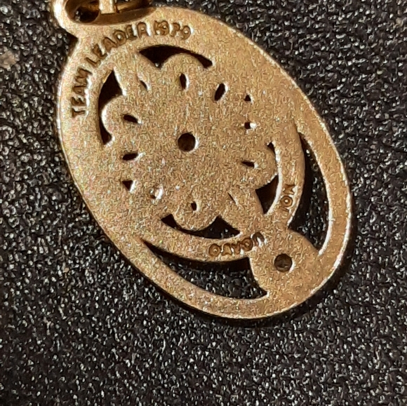 Vintage Solid GENUINE 10K YELLOW GOLD Double DIAMOND PENDANT 💎 💛 CHARM - Picture 4 of 8